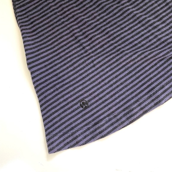 lululemon Mountain Tank Stripe Cadet Purple Black - Picture 13 of 14